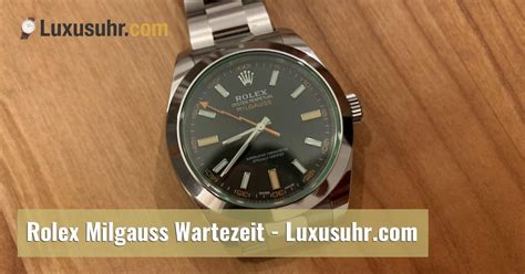 wartezeit rolex